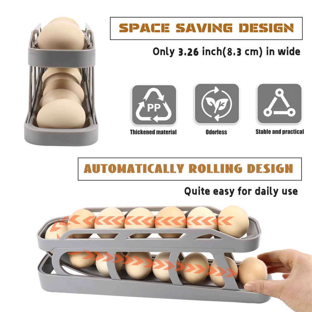 ที่ใส่ไข่-สําหรับตู้เย็น-2-ชั้น-ตู้เก็บไข่-แบบม้วน-ประหยัดพื้นที่