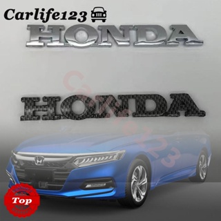 สติกเกอร์ตราสัญลักษณ์ โลโก้ HONDA Civic CRV Accord ภาษาอังกฤษ ดัดแปลง สําหรับติดท้ายรถยนต์