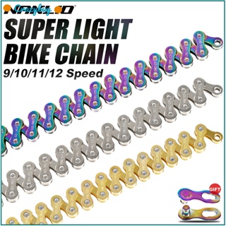 Cr สายโซ่จักรยาน 8 10 11 12 ความเร็ว น้ําหนักเบา หลากสี อุปกรณ์เสริม สําหรับจักรยานเสือภูเขา