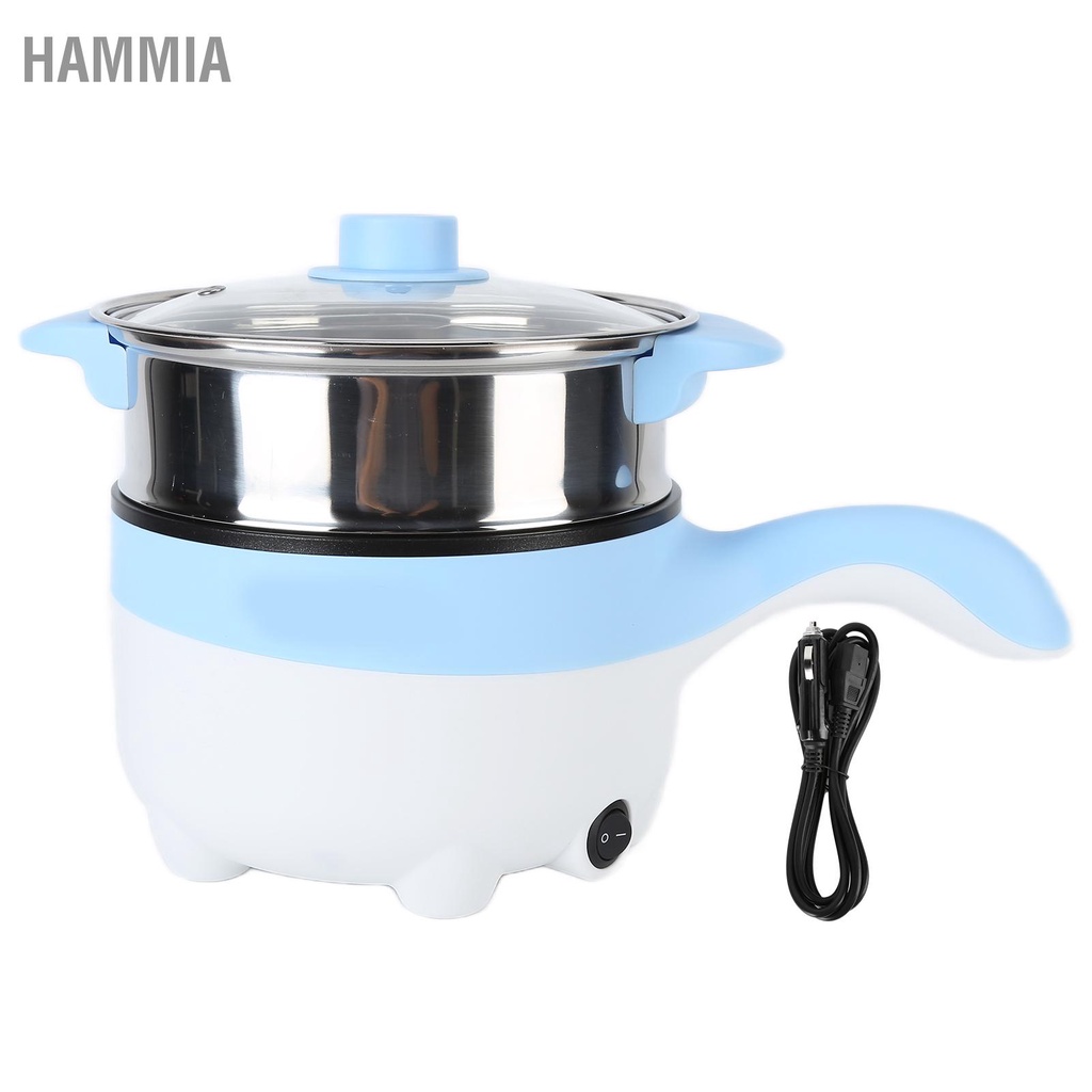 hammia-24v-2l-รถ-หม้อหุงต้มไฟฟ้าสแตนเลสหม้อหุงมัลติฟังก์ชั่นไม่ติดพร้อม-steamer