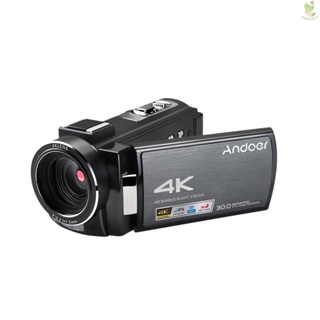 Andoer กล้องบันทึกวิดีโอดิจิทัล HDR-AE8 4K WiFi DV 30MP ซูมได้ 16X IR Night Vis Came-8.9