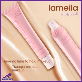 Lameila 4 สี Moisturizing Face Liquid Foundation ปรับสีผิวให้กระจ่างใส Bb Cream Oil Control Concealer Foundation -AME1
