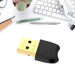 【3C】อะแดปเตอร์รับสัญญาณไร้สาย Usb BLE5 3 Dongle ขนาดเล็ก สําหรับเมาส์ พีซี แล็ปท็อป ลําโพง