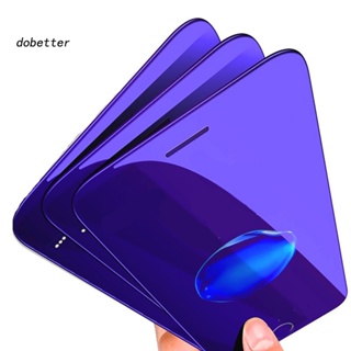 &lt;Dobetter&gt; ฟิล์มกระจกนิรภัยกันรอยหน้าจอ ป้องกันแสงสีฟ้า สําหรับ iPhone 7 8 X 3 ชิ้น