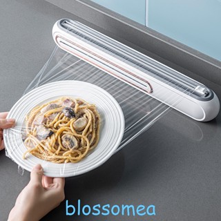 Blossomea เครื่องจ่ายฟอยล์แม่เหล็ก พร้อมมีดสไลด์ สําหรับห้องครัว