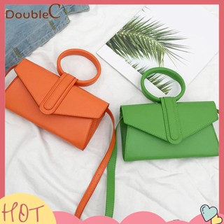 【Double C 】✿   กระเป๋าถือ กระเป๋าสะพายไหล่ แฟชั่นสําหรับสตรี สีแคนดี้ 2023