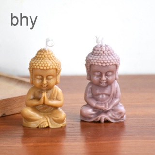 Bhy แม่พิมพ์ซิลิโคน รูปปั้นพระพุทธรูป 3D สําหรับทําเทียน เค้ก งานฝีมือ