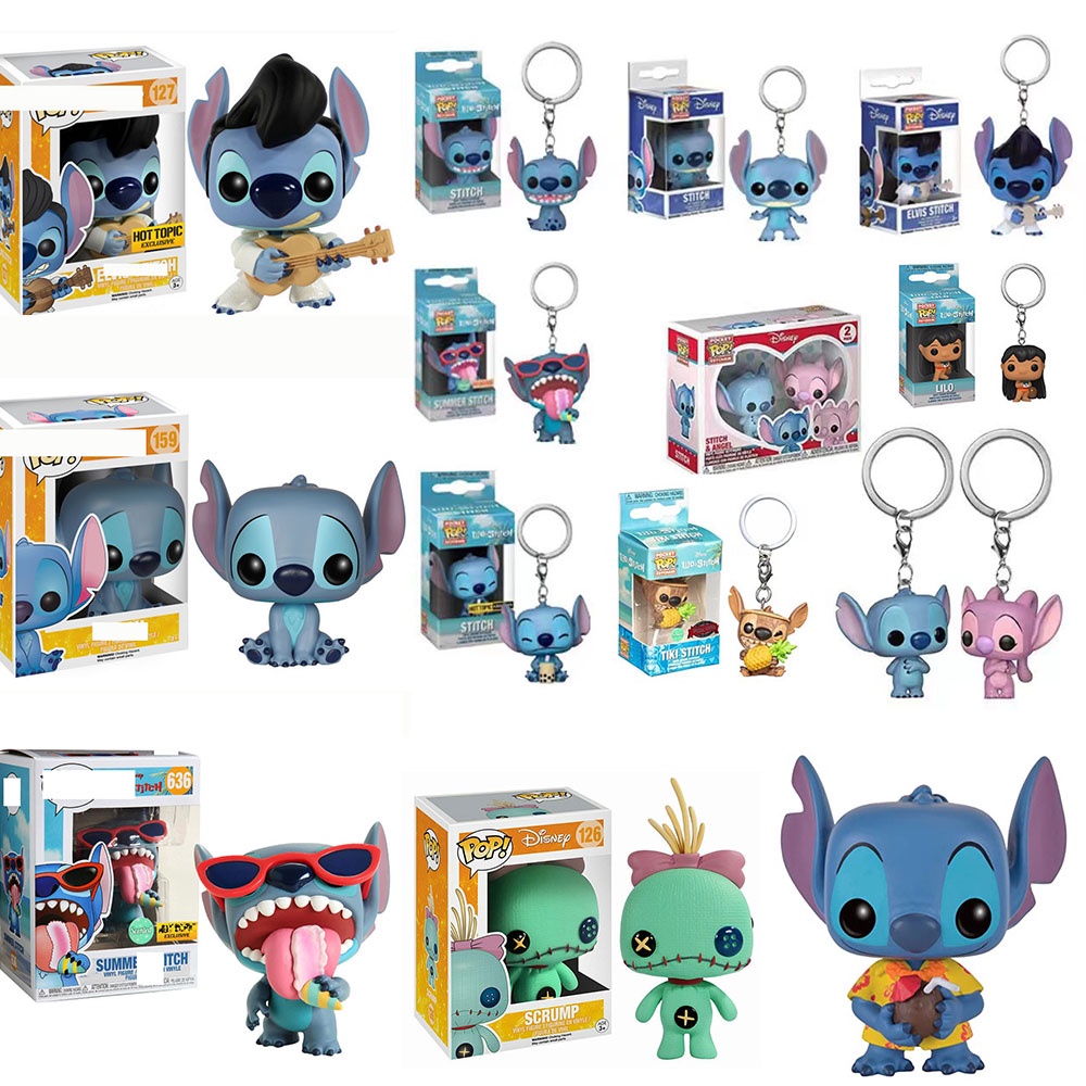 ตุ๊กตาฟิกเกอร์-funko-pop-disney-lilo-amp-stitch-stitch-scrump-lilo-ของเล่นสําหรับเด็ก