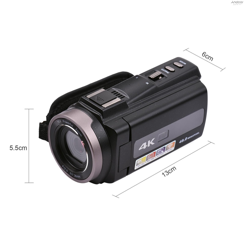andoer-กล้องบันทึกวิดีโอดิจิทัล-4k-60fps-ultra-hd-dv-48mp-ซูม-16x-หน้าจอสัมผัส-lcd-หมุนได้-3-นิ้ว-แชร์-wifi-ir-เวอร์ชั่นกลางคืน-ตรวจจับการเคลื่อนไหว-ป้องกันการสั่นไหว-time-lapse-sl