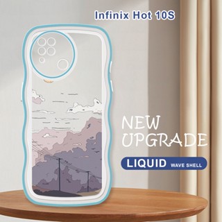 สําหรับ Infinix Hot 9 10 11 Play Hot 10S 11S NFC เคสโทรศัพท์มือถือ แบบนิ่ม ลายการ์ตูน ป้องกันกล้อง กันกระแทก