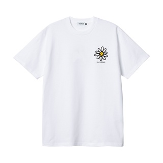 เสื้อยืดผ้าฝ้ายพิมพ์ลายLivefolk - Sundown White T-Shirt