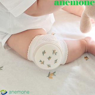 Anemone สนับเข่าเด็ก น่ารัก ระบายอากาศ กระต่าย ฟองน้ํา หมี ผ้าฝ้าย แผ่นรองขาเด็ก