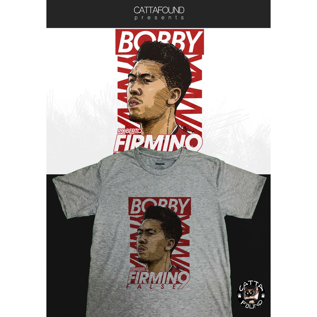 ใหม่-เสื้อยืดลายการ์ตูน-ลิเวอร์พูล-liverpool-bobby-firmino