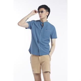 ESP เสื้อเชิ้ตแขนสั้น ผู้ชาย สีน้ำเงิน | Short Sleeve Shirt| 3693