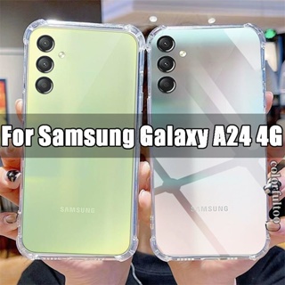 เคสโทรศัพท์ซิลิโคน TPU นิ่ม แบบใส บางพิเศษ กันกระแทก สําหรับ Samsung Galaxy A24 2023 A24 A 24 A 23 A23 M14 4G 5G