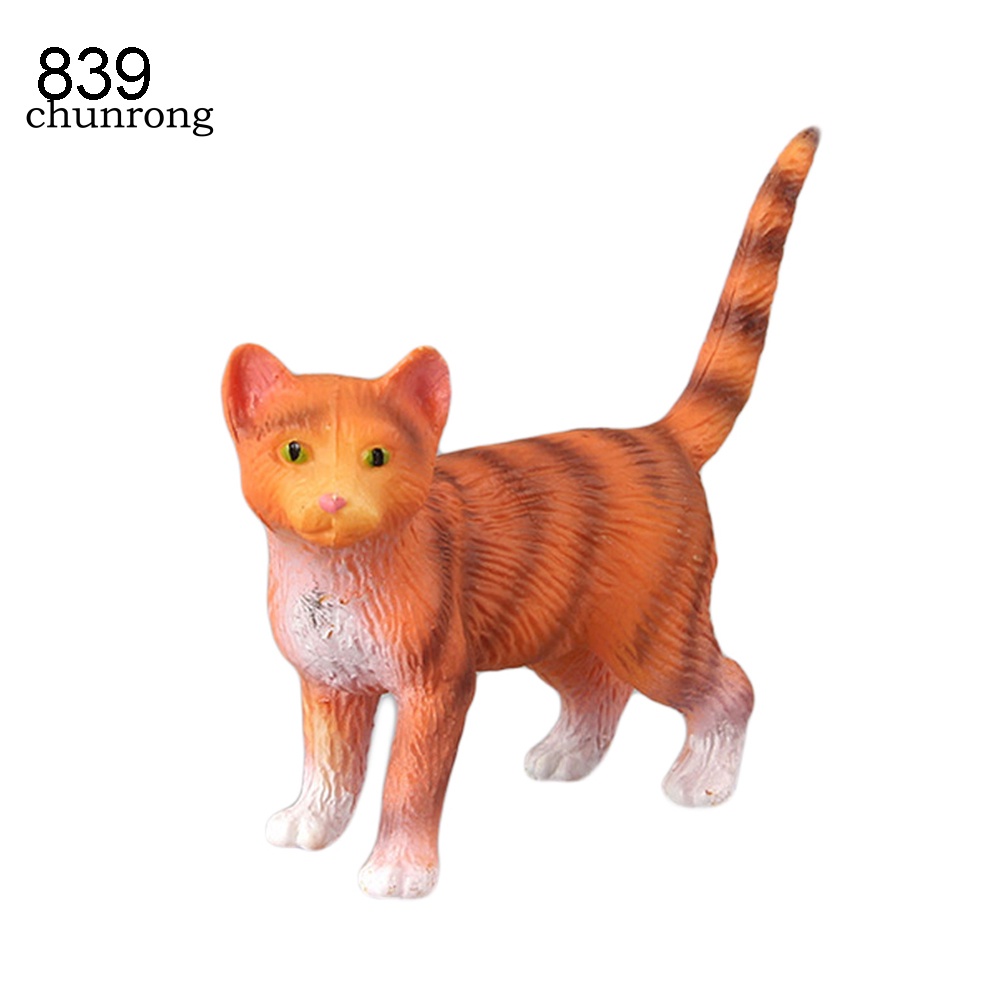 chunrong-โมเดลฟิกเกอร์-รูปปั้นแมว-ขนาดเล็ก-ของเล่นสําหรับเด็ก
