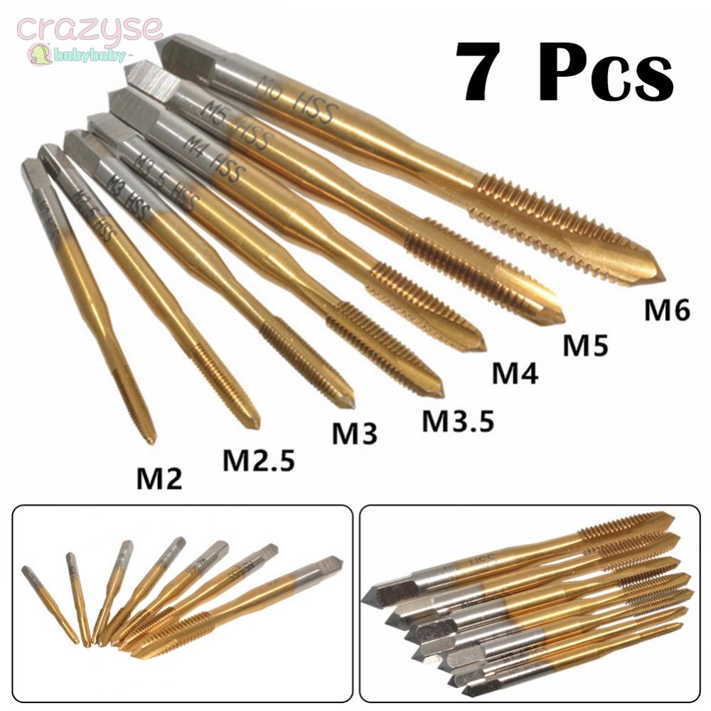 ชุดดอกต๊าปเกลียว-สกรูเมตริก-m2-m6-7-ชิ้น