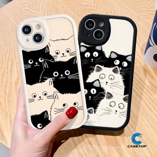 เคสโทรศัพท์มือถือ Tpu นิ่ม ลายการ์ตูนแมวตลกน่ารัก สําหรับ Samsung A12 A73 A04s A23 A31 A33 A22 A14 A13 A11 A02s A03 A20 A32 A50s A30s A72 A71 A52 A51 A21s A10s A53 A03s A20s A52s A04 A50