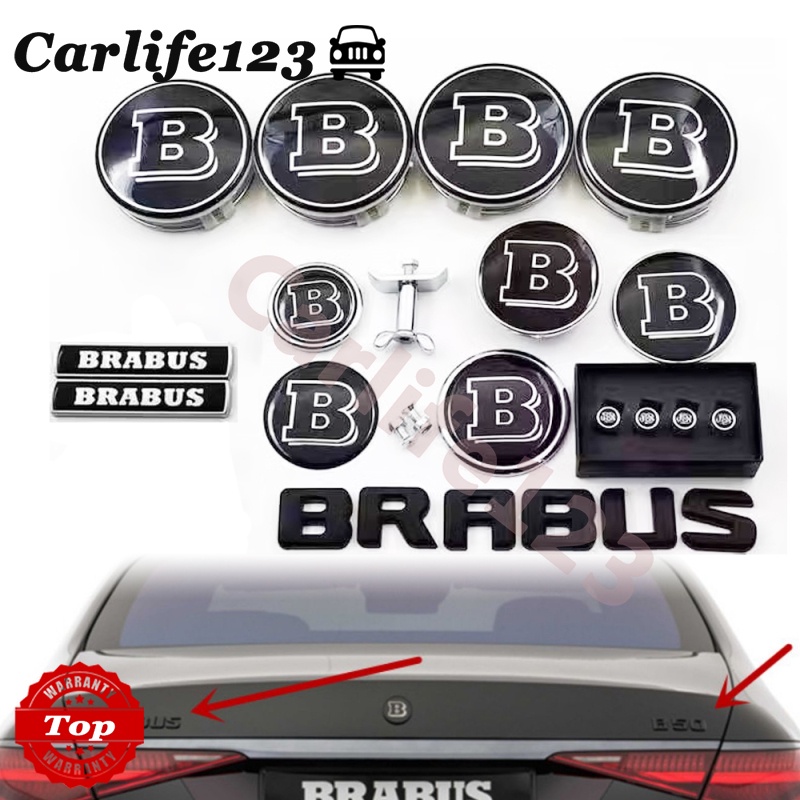 สติกเกอร์โลโก้-mercedes-benz-brabus-b-สําหรับติดฝากระโปรงหน้า-และหลังรถยนต์