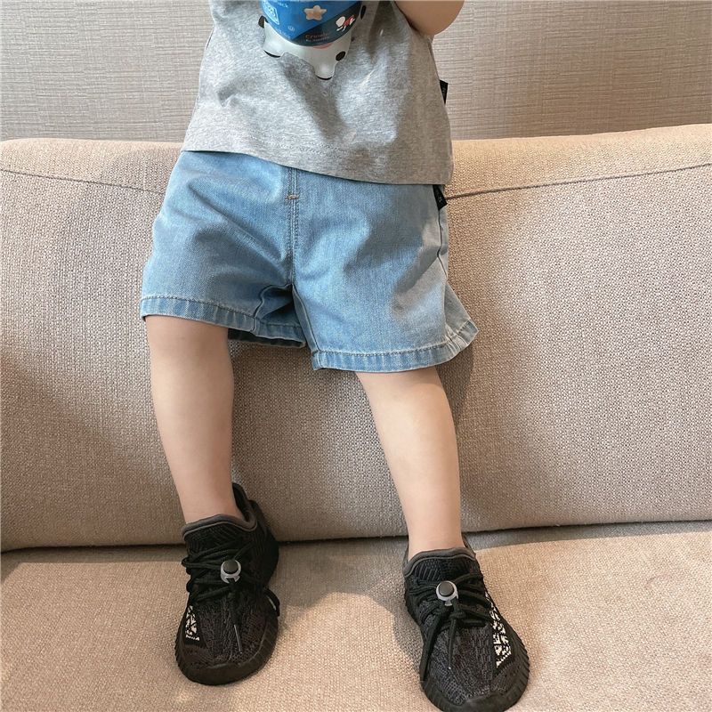 กางเกงขาสั้นเด็กชาย-2023-กางเกงขาสั้นยีนส์เด็กเกาหลีใหม่