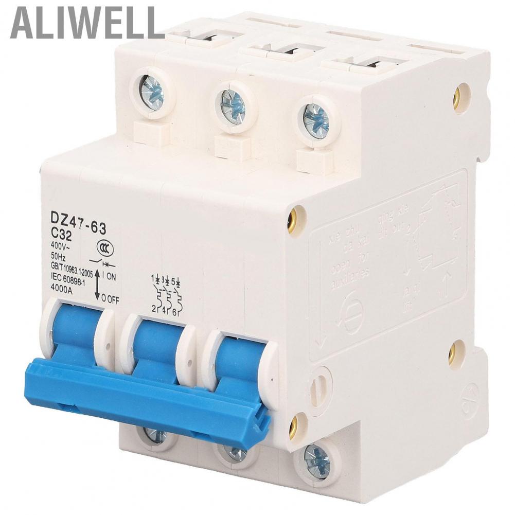 Aliwell Low Voltage Miniature Circuit Breaker High Safety 3P Multiple ...