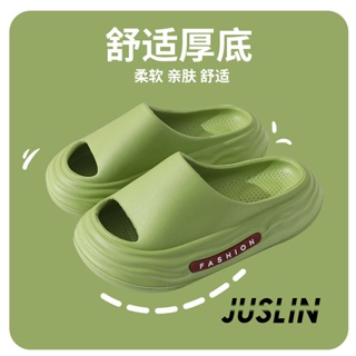 JUSLIN ร้องเท้า รองเท้าแตะ รองเท้าแฟชั่น สะดวกสบาย สไตล์เกาหลี แฟชั่น ด้านล่างหนา รองเท้าแตะสวม 2023 ใหม่ 052501