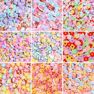 20 ชิ้น / ถุง การ์ตูน คละสี เรซิน หลังแบน ครีมเจล ทําด้วยมือ Diy เคสโทรศัพท์มือถือ กิ๊บติดผม อุปกรณ์เสริม
