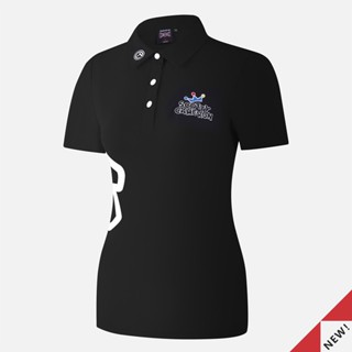 Scotty Cameron GOLF เสื้อยืดโปโล แขนสั้น ใส่สบาย เหมาะกับฤดูใบไม้ร่วง และฤดูหนาว สําหรับผู้หญิง#2301