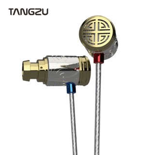 Tangzu Changle ชุดหูฟังไมโครโฟนอินเอียร์ HIFI 3.5 มม. ไดนามิก 6 มม. IEM TANGZU Princess Chang le Earphone