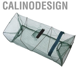 Calinodesign Portable Fishing Net Fish Shrimp Mesh Cage Cast Trap Foldable Nylon Network
