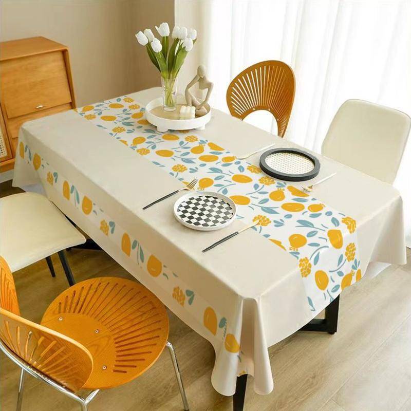 ผ้าปูโต๊ะ-ทรงสี่เหลี่ยมผืนผ้า-ลายดอกไม้-สไตล์เรโทร-สําหรับตกแต่งบ้าน