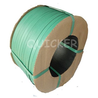 สายรัดเครื่อง สายรัดพลาสติก 12 mm เกรด A Polypropylene Strapping 7.5 กก. (สีเขียว)