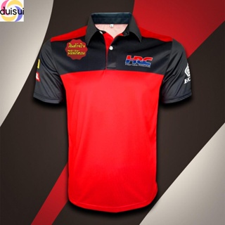 Duisui เสื้อโปโล Moto GP ทีม Honda เสื้อโปโลทีม ฮอนด้า #MG0112 ไซส์ S-5XL