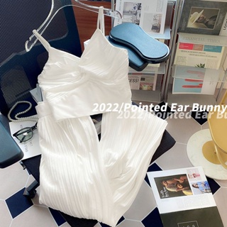 [พร้อมส่ง] ชุดสูท Chanel สีขาว แฟชั่นฤดูร้อน สําหรับผู้หญิง 2023