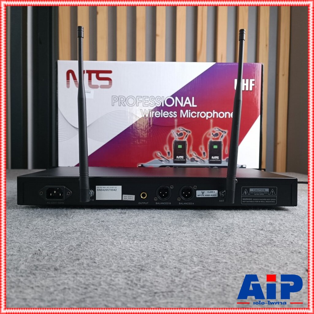 nts-sn-u62ii-ไมค์ลอยคู่uhf-หนีบคู่-sn-u62-mkii-ไมค์ลอยแบบหนีบเสื้อ-ไมค์ลอยแบบคาดหู-ไมค์ลอยuhf-ไมค์ลอยคู่-เอไอ-ไพศาล