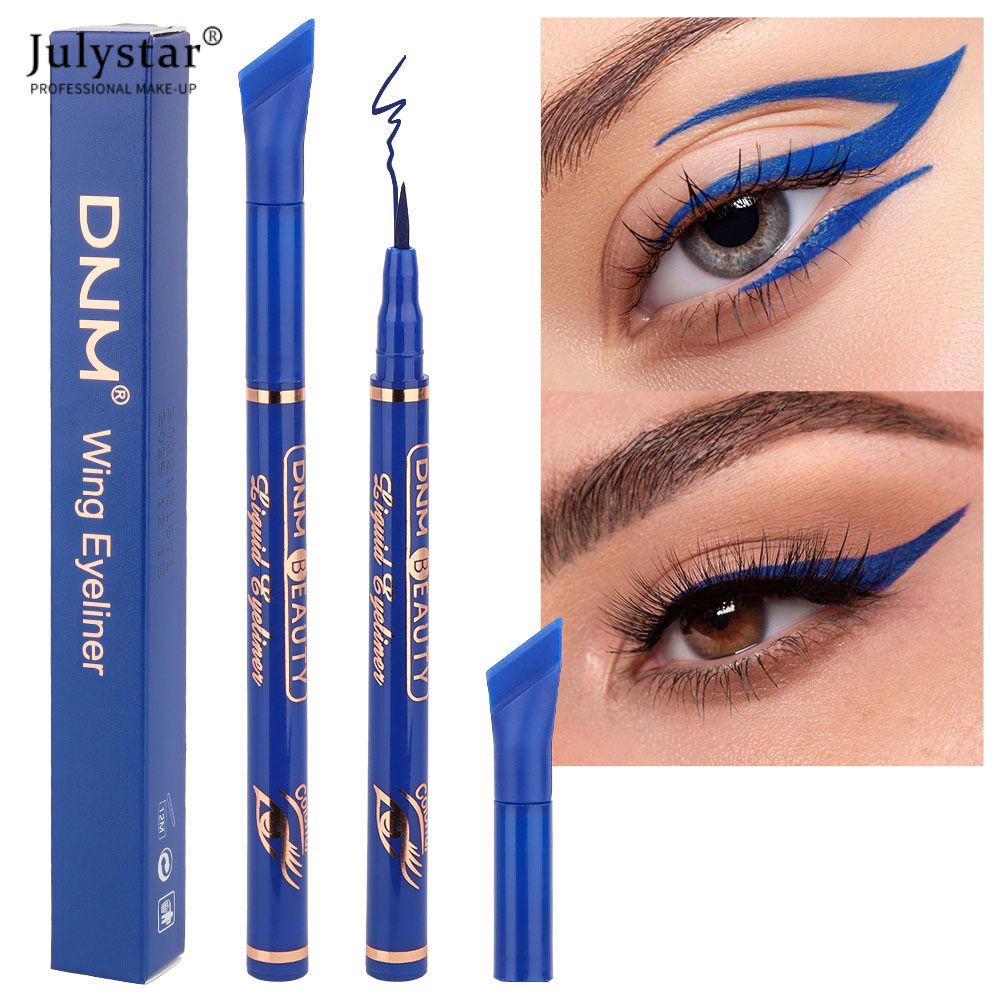 julystar-ดินสอเขียนขอบตาแบบน้ำสีสันสดใส-waterproof-long-lasting-makeup-liquid-eye-liner-natural-blue-green-yellow-eye-liner