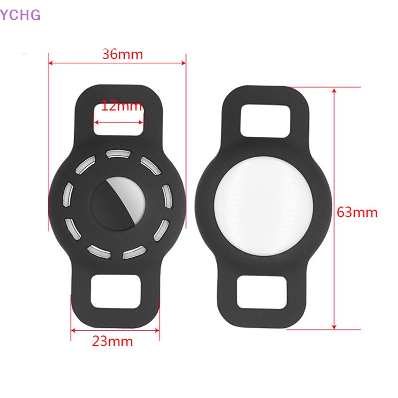 ychg-ปลอกคอสัตว์เลี้ยง-ปลอกคอ-airtag-สุนัข-แมว-ปรับได้-ป้ายแท็กอากาศที่เหมาะสม-ใหม่