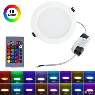 [Bbqz01] โคมไฟเพดาน RGB LED ทรงกลม เปลี่ยนสีได้ พร้อมรีโมตคอนโทรล