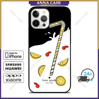 SAMSUNG เคสป้องกันโทรศัพท์มือถือ ลาย KateSpade 436 สําหรับ iPhone 14 Pro Max 13 Pro Max 12 Pro Max Note10 Plus S23 Ultra