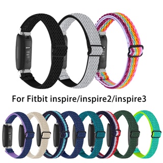 สายนาฬิกาข้อมือไนล่อน ยืดหยุ่น ปรับได้ สําหรับ Fitbit Inspire 3 2 ace 3 2 Smart Watch Fitbit Inspire Hr Inspire3