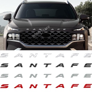 สติกเกอร์ตราสัญลักษณ์ ติดฝากระโปรงหน้า และหลังรถยนต์ สําหรับ Hyundai SantaFe