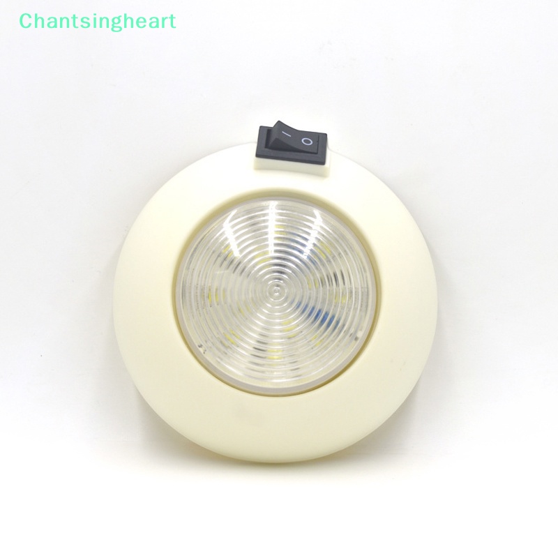 lt-chantsingheart-gt-โคมไฟ-led-12v-สีขาว-สีฟ้า-สําหรับติดเพดานรถยนต์-รถบรรทุก-รถบ้าน-หลังคารถบ้าน