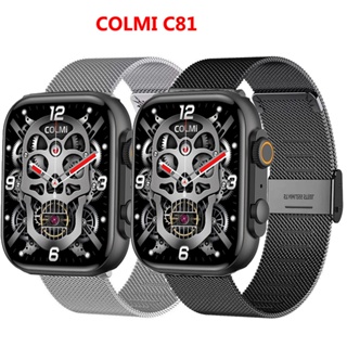 สายนาฬิกาข้อมือตาข่าย 22 มม. อุปกรณ์เสริม สําหรับ COLMI C81 P71 P68 P60 COLMI P68 P60