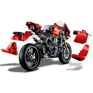 2020 ใหม่ LEGO 42107 Technic Ducatis Panigale V4 R โมเดลรถมอเตอร์ไซด์ ของเล่นสําหรับเด็ก