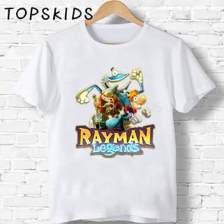 ใหม่ เสื้อยืดลําลอง แขนสั้น พิมพ์ลาย Rayman Legends Adventures แฟชั่นฤดูร้อน สําหรับเด็กผู้ชาย ผู้หญิง HKP5204 2023