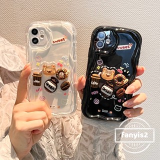 เคสป้องกันโทรศัพท์มือถือ ลายตุ๊กตาหมีช็อคโกแลต 3D สําหรับ Huawei Nova 5T 7i 7 7se 8 8se 9 10 Pro Mate 30 40 Pro P30 P40 P50 P60 Pro