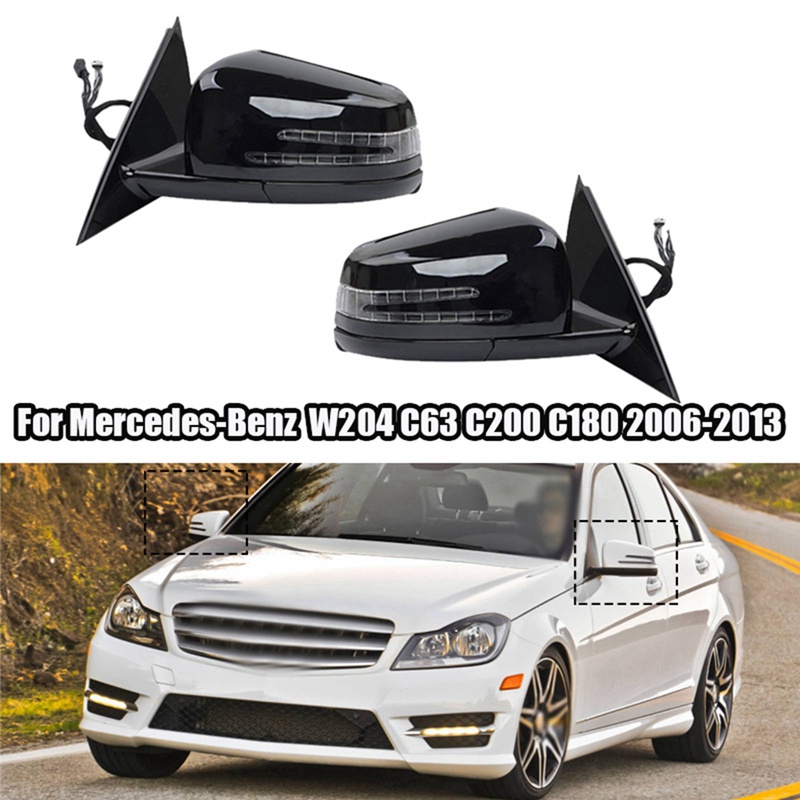 กระจกมองหลังรถยนต์ไฟฟ้า-สําหรับ-mercedes-benz-w204-c180-c200-c250-c300-amg-2001-2014-1-คู่