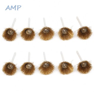 ⚡NEW 8⚡Polishing Wire Brush 10 Pcs 3*15mm 45mm Length Anti-rust Brass Wire Brush