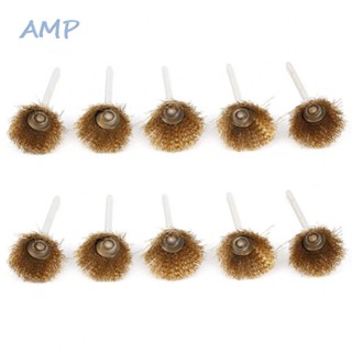 ⚡NEW 8⚡Polishing Wire Brush 10 Pcs 3*15mm 45mm Length Anti-rust Brass Wire Brush