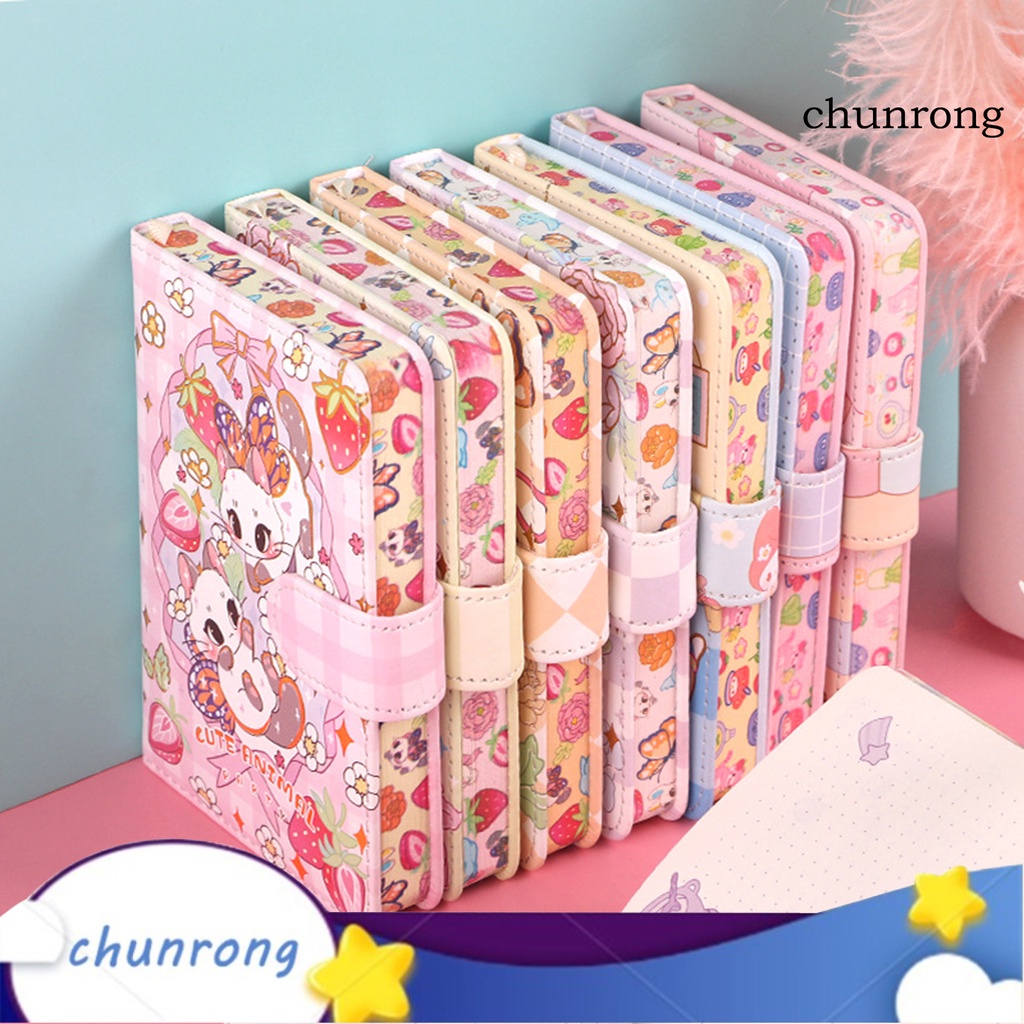 chunrong-สมุดโน้ตไดอารี่-ปกหนังนิ่ม-ลายการ์ตูน-128-แผ่น